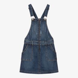 Children's denim pinafore dress discount