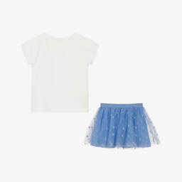 Mayoral-Girls Dreamy Blue Ensemble | Childrensalon Outlet