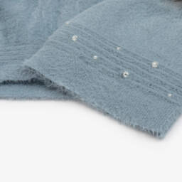 Mayoral-Girls Dusky Blue Pearl Decor Set | Childrensalon Outlet