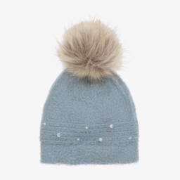 Mayoral-Girls Dusky Blue Pearl Decor Set | Childrensalon Outlet