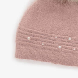 مايورال-طقم قبعة ووشاح سنود لون زهري | Childrensalon Outlet