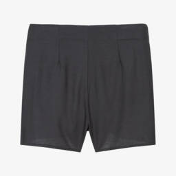 Mayoral-Girls Elegant Grey Linen-Blend Skort | Childrensalon Outlet