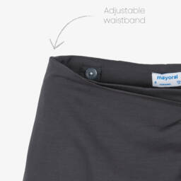 Mayoral-Girls Elegant Grey Linen-Blend Skort | Childrensalon Outlet