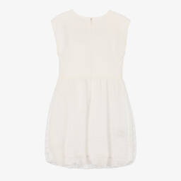Mayoral-Girls Elegant Ivory Bubble Dress | Childrensalon Outlet