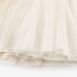 Mayoral-Girls Elegant Ivory Dress Ensemble | Childrensalon Outlet