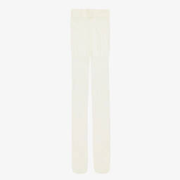 Mayoral-Girls Elegant Ivory Flutter Tights | Childrensalon Outlet