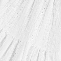 Mayoral-Элегантное белое платье с вышивкой для девочек | Childrensalon Outlet