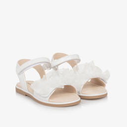 Mayoral-Элегантные белые туфли из тюля для девочек | Childrensalon Outlet