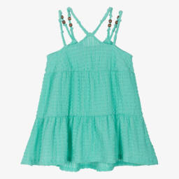 Mayoral-Girls Emerald Tiered Sundress | Childrensalon Outlet