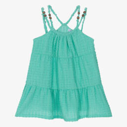 Mayoral-Girls Emerald Tiered Sundress | Childrensalon Outlet