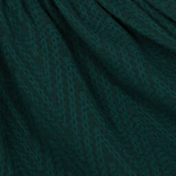 Mayoral-Girls Emerald Zigzag Chiffon Dress | Childrensalon Outlet