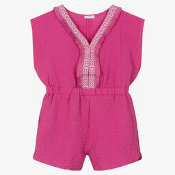Mayoral-Комбинезон цвета фуксии для девочек | Childrensalon Outlet