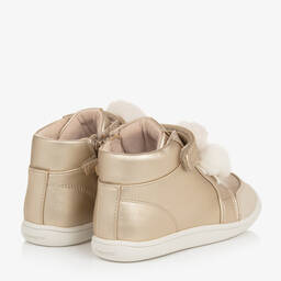 مايورال-ترينرز جلد صناعي لون ذهبي أطفال بناتي | Childrensalon Outlet