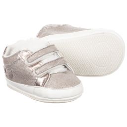 Mayoral Для новорожденных-Girls Gold Pre-Walker Shoes | Childrensalon Outlet