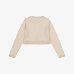 Mayoral-كارديغان محبوك براق ذهبي للبنات | Childrensalon Outlet