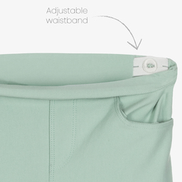 Mayoral-Girls Green Cotton Jeggings | Childrensalon Outlet