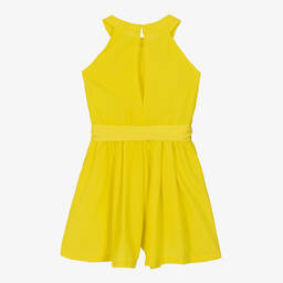 Mayoral-Girls Green Crêpe Playsuit | Childrensalon Outlet