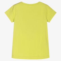 Mayoral-Girls Green Daisy T-Shirt | Childrensalon Outlet
