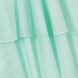 Mayoral-Girls Green Embroidered Flower Dress | Childrensalon Outlet