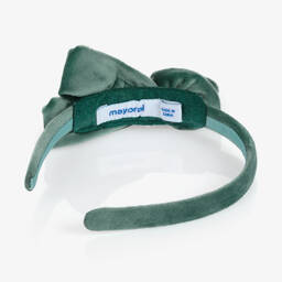 Mayoral-Зеленый ободок с цветами для девочек | Childrensalon Outlet