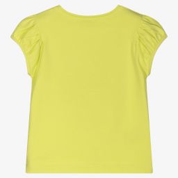 Mayoral-Зеленая футболка с фруктами для девочек | Childrensalon Outlet