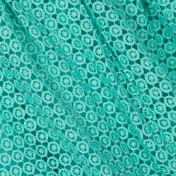 Mayoral-Girls Green Guipure Lace Dress | Childrensalon Outlet