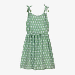 Mayoral-Girls Green Sleeveless Dress | Childrensalon Outlet