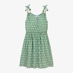 Mayoral-Girls Green Sleeveless Dress | Childrensalon Outlet
