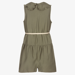 مايورال-بلاي سوت فيسكوز تويل لون أخضر كاكي للبنات | Childrensalon Outlet