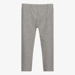 Mayoral-Girls Grey Cotton Leggings | Childrensalon Outlet