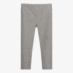 Mayoral-Girls Grey Cotton Leggings | Childrensalon Outlet