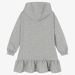 Mayoral-Серое платье с капюшоном для девочек | Childrensalon Outlet