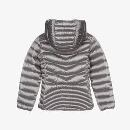Mayoral-Girls Grey Padded Jacket | Childrensalon Outlet