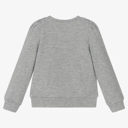 Mayoral-Girls Grey Sequin Sweatshirt | Childrensalon Outlet
