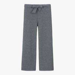 Mayoral-Girls Grey Wide-Leg Trousers | Childrensalon Outlet