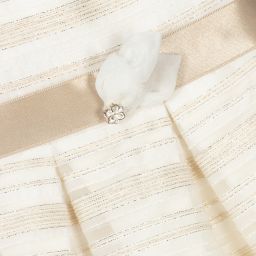 Mayoral-Girls Ivory & Beige Dress | Childrensalon Outlet