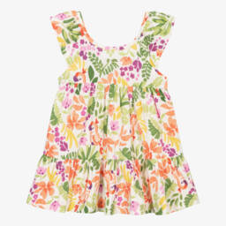 Mayoral-Платье Кремовое Сад Птиц для девочек | Childrensalon Outlet