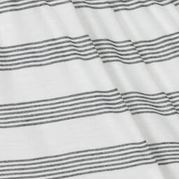Mayoral-Girls Ivory & Black Stripe Cotton Dress | Childrensalon Outlet