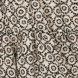 Mayoral-Girls Ivory & Black Woven Dress | Childrensalon Outlet