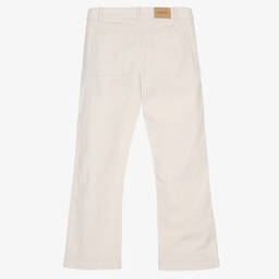 Mayoral-Кремовые вельветовые брюки для девочек | Childrensalon Outlet