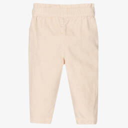 Mayoral-Girls Ivory Corduroy Trousers | Childrensalon Outlet