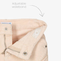 مايورال-بنطلون قطن كوردروي لون عاجي للبنات | Childrensalon Outlet