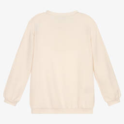 Mayoral-Кремовый хлопковый свитшот для девочек | Childrensalon Outlet