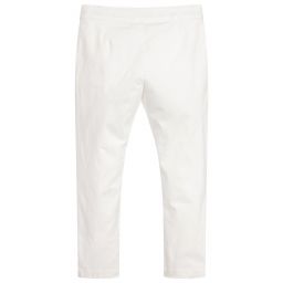 Mayoral-بنطلون قطن ستريتش لون عاجي للبنات | Childrensalon Outlet