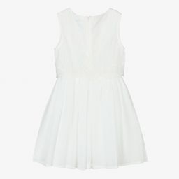 Mayoral-Кремовое платье с вышивкой для девочек | Childrensalon Outlet