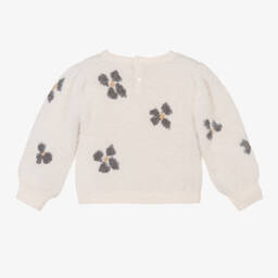 Mayoral-Кремовый пушистый вязаный свитер | Childrensalon Outlet