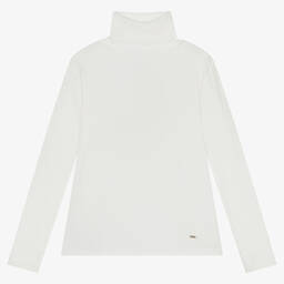 Mayoral-Кремовая трикотажная водолазка | Childrensalon Outlet