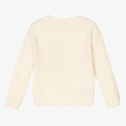 Mayoral-كنزة محبوكة لون عاجي للبنات | Childrensalon Outlet