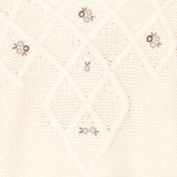 Mayoral-كنزة محبوكة لون عاجي للبنات | Childrensalon Outlet