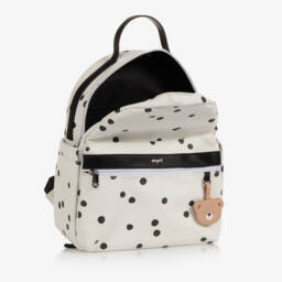Mayoral-Girls Ivory Polka Dot Backpack | Childrensalon Outlet